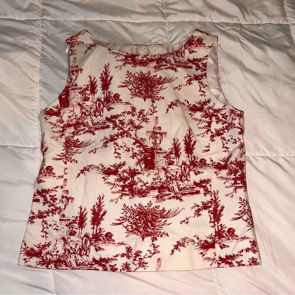 Pendleton Victorian Print Sleeveless Top